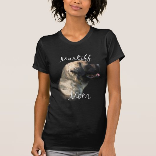 Mastiff (pluizig) Mam 2 T-shirt (Voorkant)