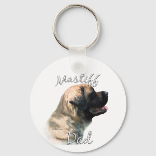 Mastiff (pluizig) Papa 2 Sleutelhanger