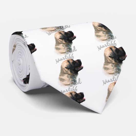 Mastiff (pluizig) Papa 2 Stropdas (Opgerold)