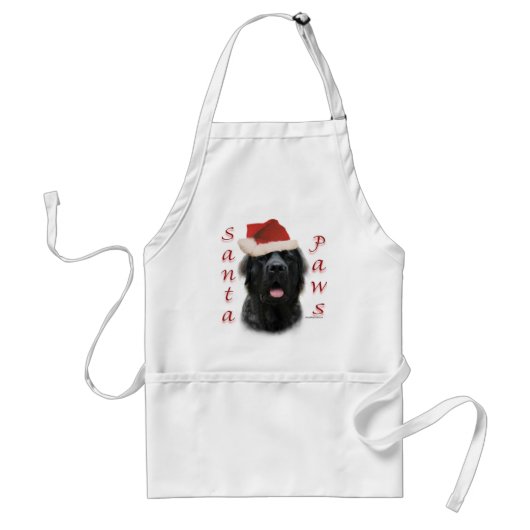 Mastiff (pluizig) Santa Paws Standaard Schort (Voorkant)