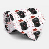 Mastiff (pluizig) Santa Paws Stropdas (Opgerold)