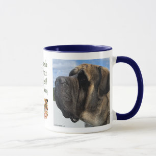 Mastiff Profiel met de Mok van het Citaat