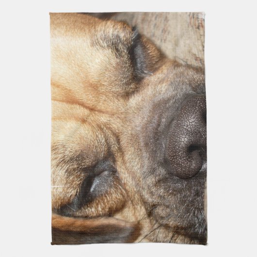 Mastiff Puppy Kitchen Towel Theedoek (Verticaal)
