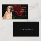 Mastiff puppy visitekaartje (Voorkant / Achterkant)