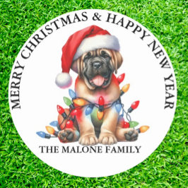 Mastiff Ronde Sticker