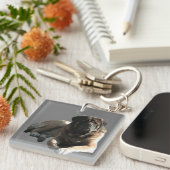 Mastiff Sanfter Riese Sleutelhanger (Voorkant Rechts)