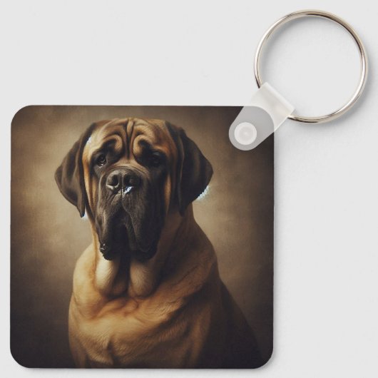 Mastiff Sleutelhanger (Achterkant)