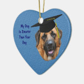 Mastiff Slimmer Funny Dog Ornament (Links)