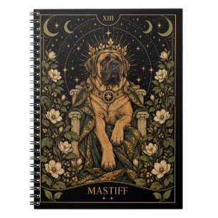 Mastiff, Starlit Tarot Kunst Notitieboek