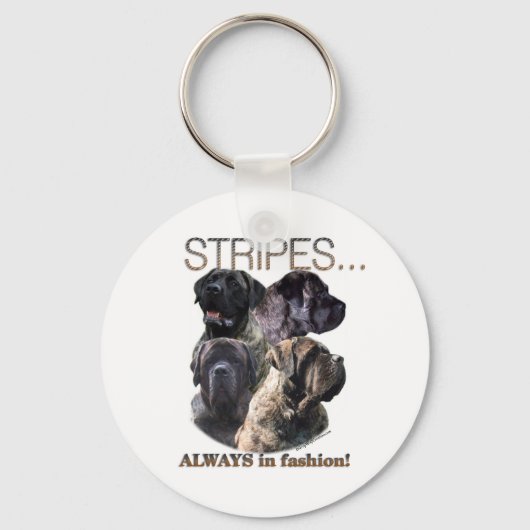 Mastiff Stripes Sleutelhanger (Voorkant)