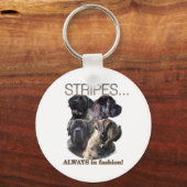 Mastiff Stripes Sleutelhanger (Voorkant)