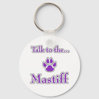 Mastiff Talk paarse Sleutelhanger