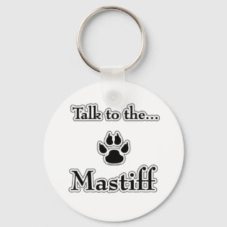 Mastiff Talk zwarte Sleutelhanger