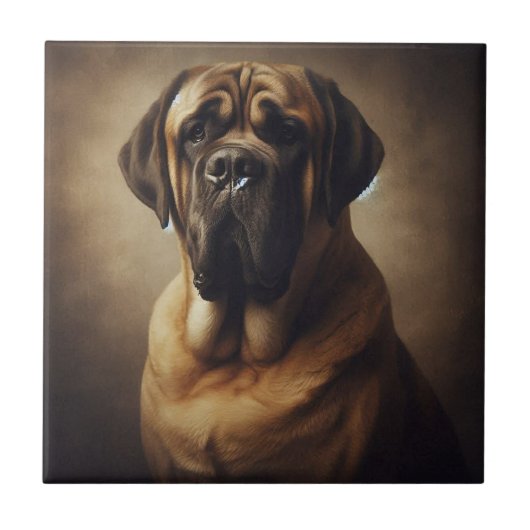 Mastiff Tegeltje (Voorkant)