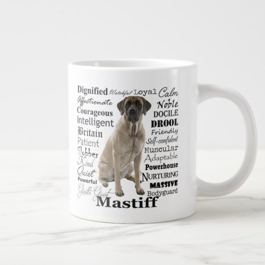 Mastiff Traits Jumbo Mok (Rechts)