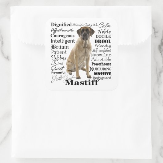 Mastiff Traits Stickers (Tas)