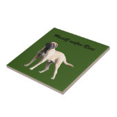 Mastiff Urlaub English Mastiff Tegeltje (Zijkant)