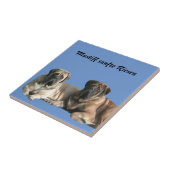Mastiff  Urlaub English Mastiff Tegeltje (Zijkant)