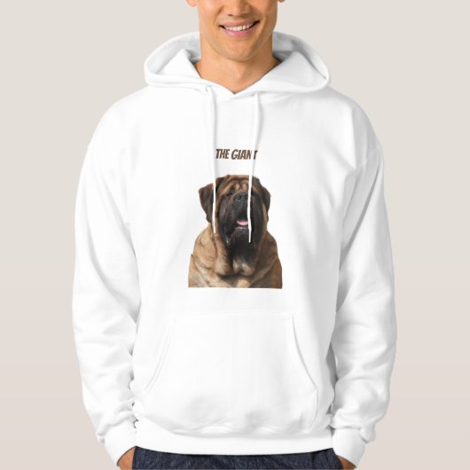 Mastiff Vakantie Engelse Mastiff Hoodie (Voorkant)