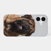 Mastiff Vakantie Engelse Mastiff iPhone 16 Hoesje (Achterkant horizontaal)