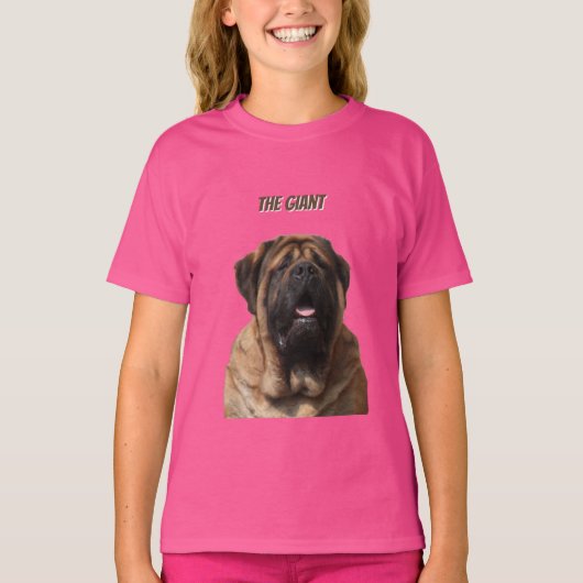 Mastiff Vakantie Engelse Mastiff T-shirt (Voorkant)