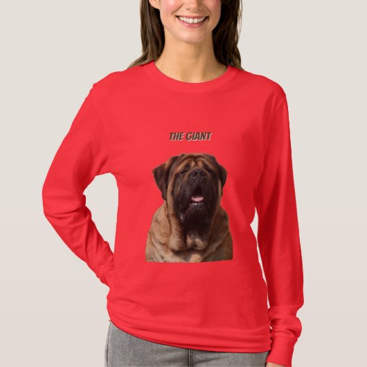 Mastiff Vakantie Engelse Mastiff T-shirt (Voorkant)