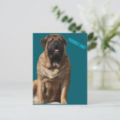 Mastiff Vatertag Best Friends  Briefkaart (Staand voorkant)