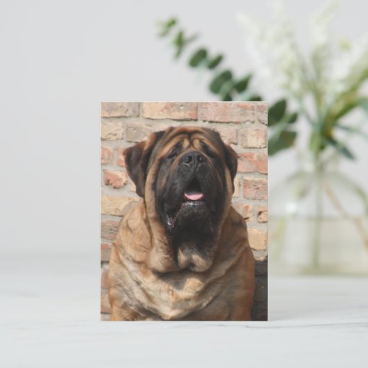 Mastiff Vatertag Best Friends  Briefkaart (Staand voorkant)