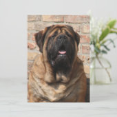 Mastiff Vatertag Best Friends Kaart (Staand voorkant)