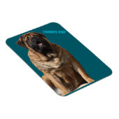 Mastiff Vatertag Best Friends  Magneet (Rechterzijde)