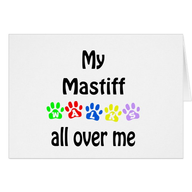 Mastiff wandelingen ontwerp (Voorkant Horizontaal)