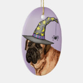 Mastiff Witch Keramisch Ornament (Rechts)