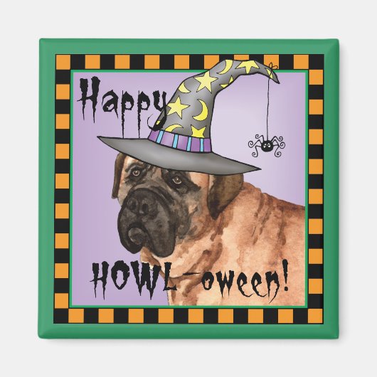 Mastiff Witch Magneet (Voorkant)