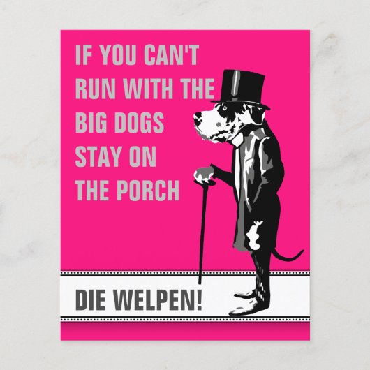Mastiffpuppy Flyer voor hondenfokkers (Voorkant)
