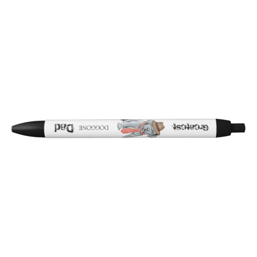 Mastino Dad Black Ink Pen (Voorkant)