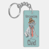 Mastino Dad Sleutelhanger (Voorkant Links)