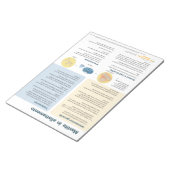 Mastitis bij borstvoeding Tear-away (Italiaans) Notitieblok (Schuin)