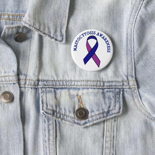 Mastocytosis Awareness Ribbon Button (In situ)