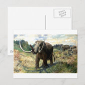 mastodon-1 briefkaart (Voorkant / Achterkant)