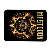 Mastodon Boar Fire Magneet (Horizontaal)