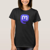 Mastodon  Self Hosted Social Networking and Microb T-shirt (Voorkant)