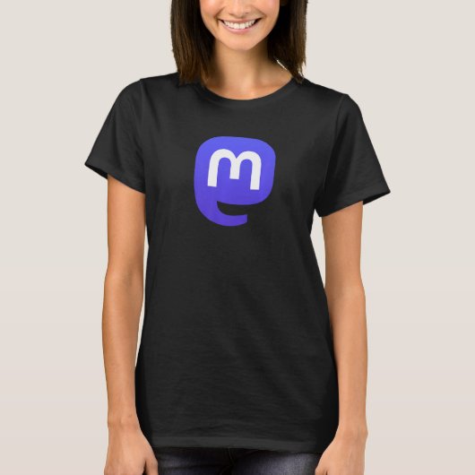 Mastodon  Self Hosted Social Networking and Microb T-shirt (Voorkant)
