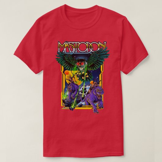 Mastodon Space Laser Owl T-shirt (Design voorkant)