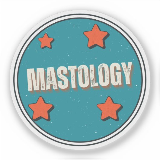 Mastologie Sticker (Voorkant)