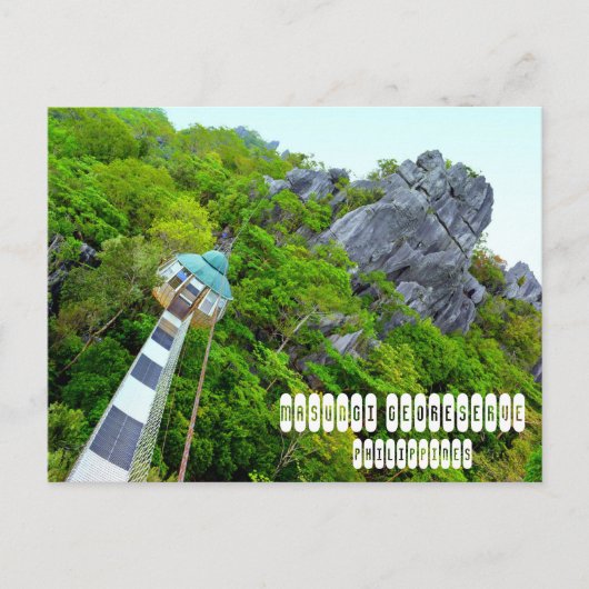 Masungi Georeserve in Rizal Briefkaart (Voorkant)