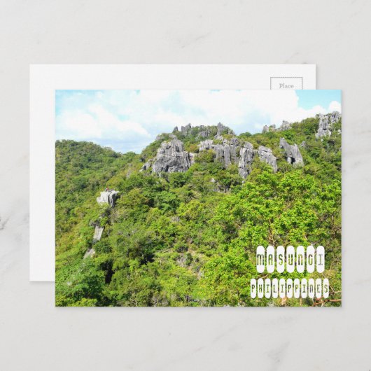 Masungi in Baras, Rizal Briefkaart (Voorkant / Achterkant)