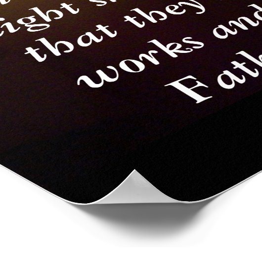 mat 5:14-16 poster (Hoek)