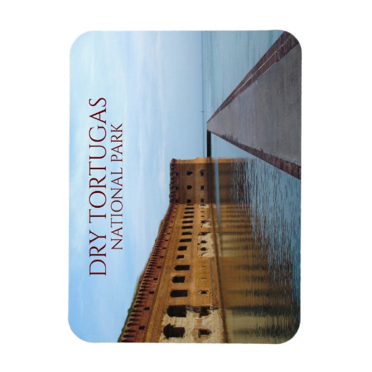 Mat bij Fort Jefferson, Garden Key, Dry Tortugas Magneet (Verticaal)