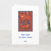 Mat Cats 'Happy Vaderdag' wenskaart Kaart (Achterkant)