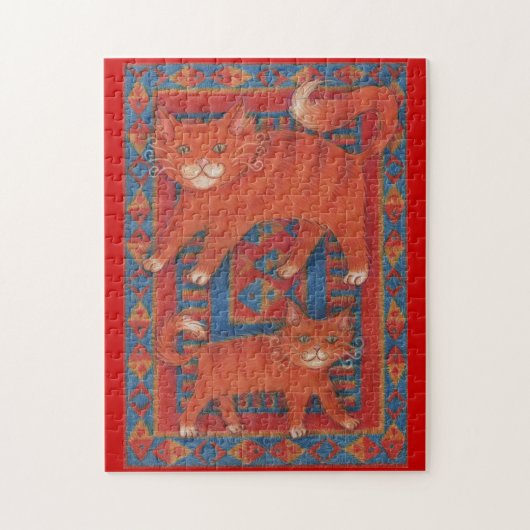 Mat Cats jigzaagpuzzel Legpuzzel (Verticaal)